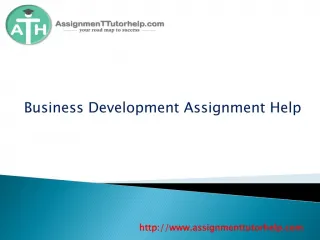 Business Development Assignment Help - slide 1