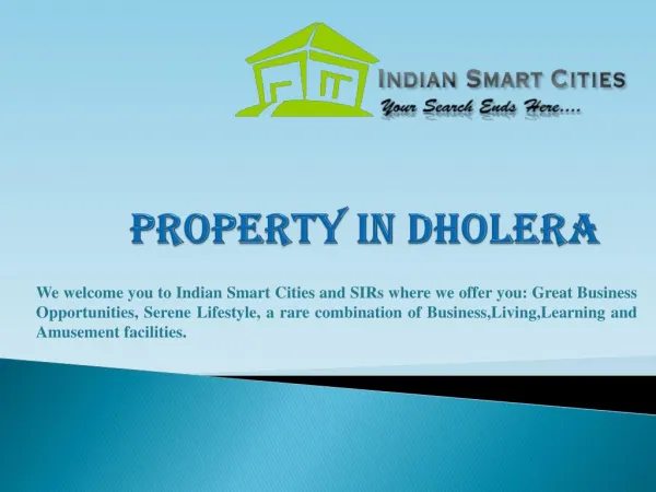Property In Dholera | Gujarat