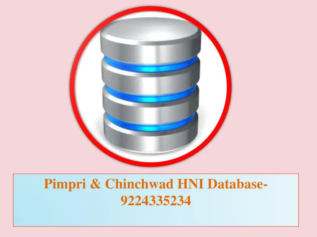 pimpri chinchwad hni database 9224335234