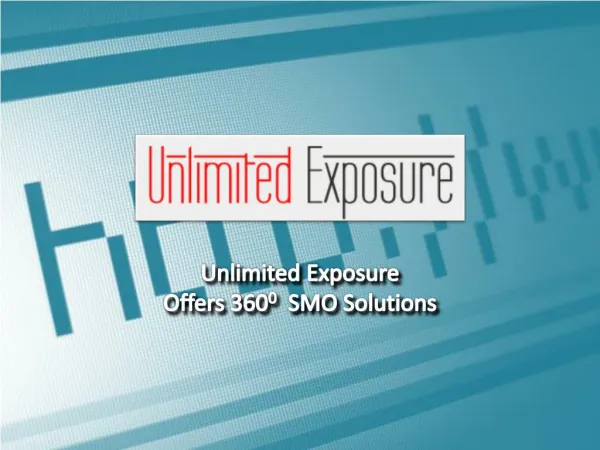 Unlimitedexposure.Com Offers 3600 SMO Solutions