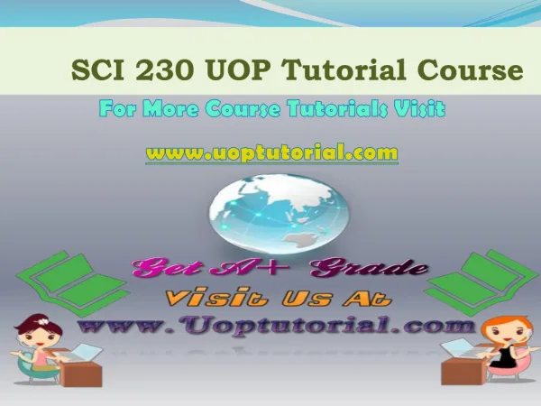 SCI 230 UOP TUTORIAL / Uoptutorial