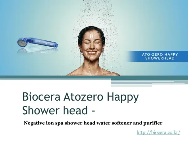Shower Head Water Softener And Purifier