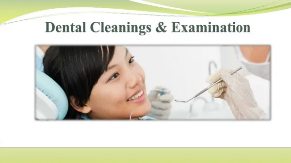 Dental Cleanings & Examination