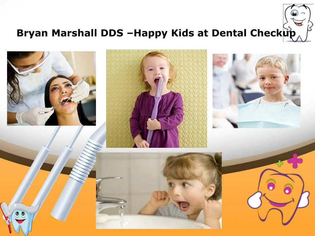 bryan marshall dds happy kids at dental checkup