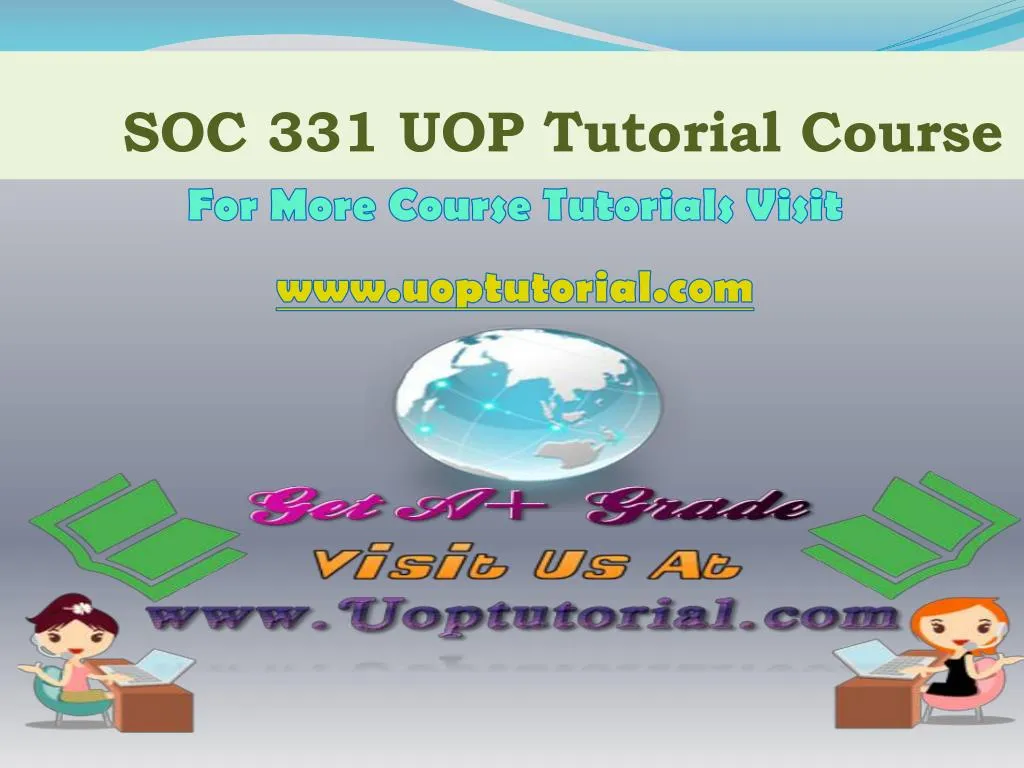 soc 331 uop tutorial course