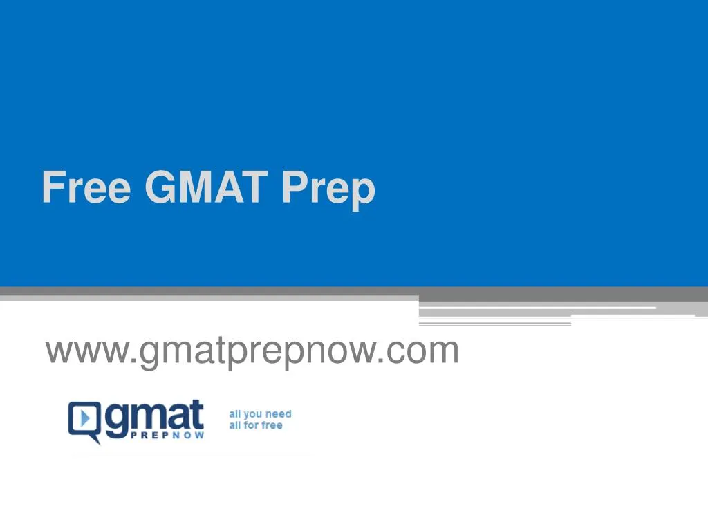 free gmat prep