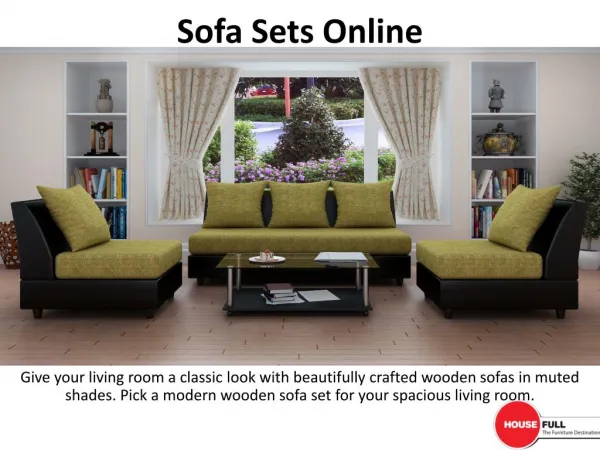 Buy Sofa Set online in India at Housefull.co.in