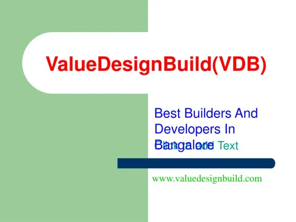 builders and developers in bangalore