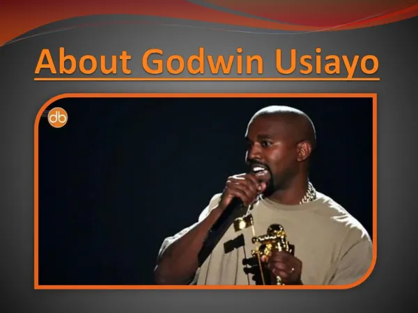 About Godwin Usiayo