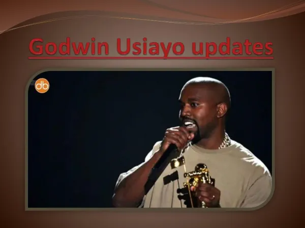 Godwin Usiayo updates