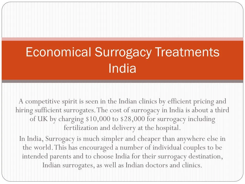 economical surrogacy treatments india