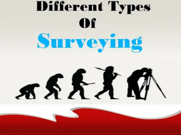 Different Types of Surveying