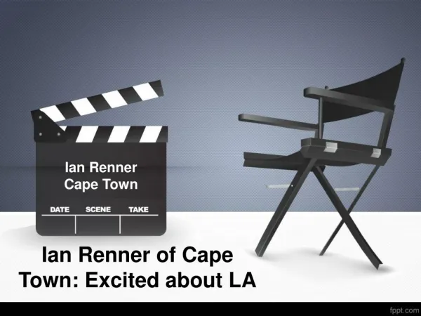Ian Renner of Cape Town: Excited about LA