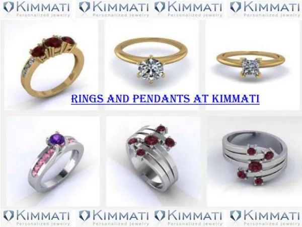 Rings and Pendants at Kimmati