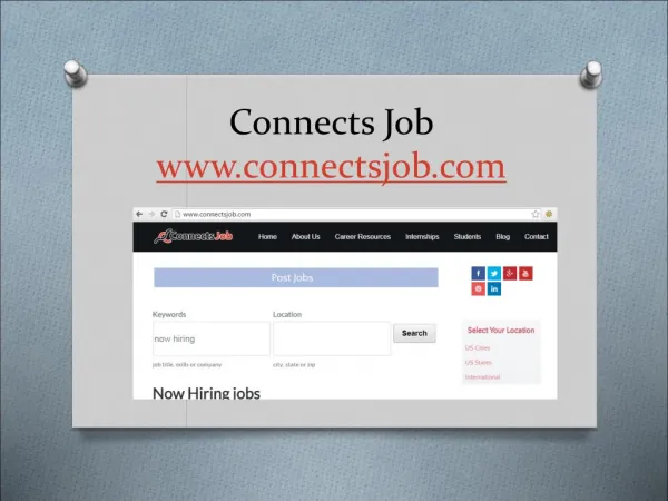 Search for jobs on ConnectsJob