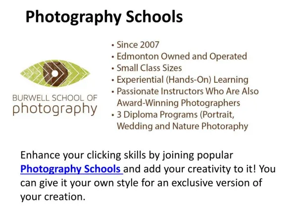 Best Photography Schools