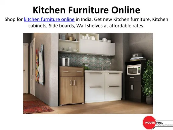 Buy Kitchen Furniture Online in India at Housefull.co.in