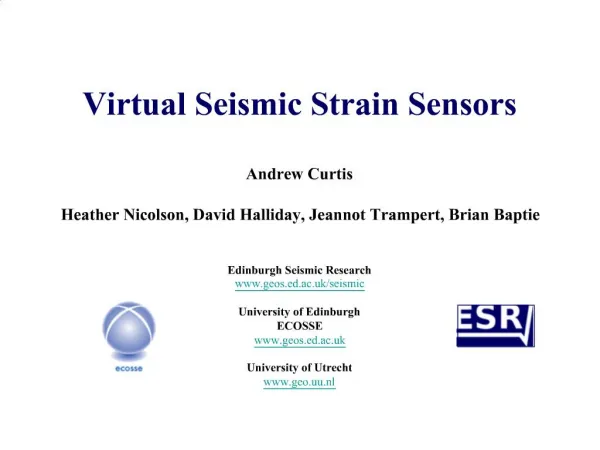 Virtual Seismic Strain Sensors