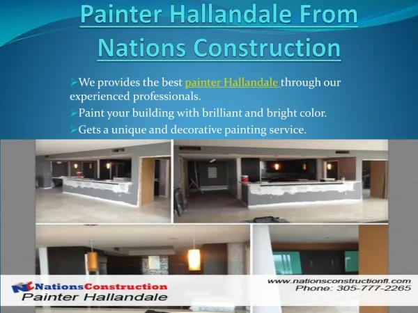 Painter Hallandale From Nations Construction