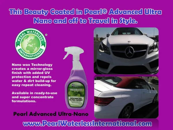 Pearl Waterless Product with Ultimate Exterior Cleaning & Detailing Solution