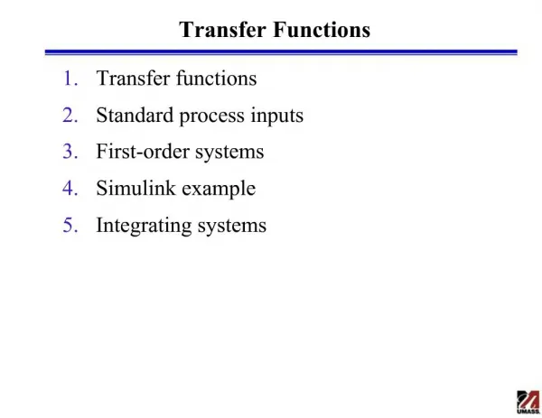 Transfer Functions