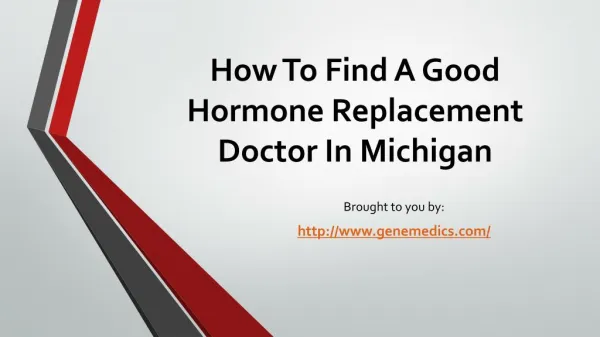 How To Find A Good Hormone Replacement Doctor In Michigan