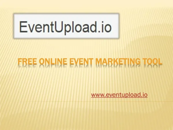 Free Online Event Marketing or Promotion