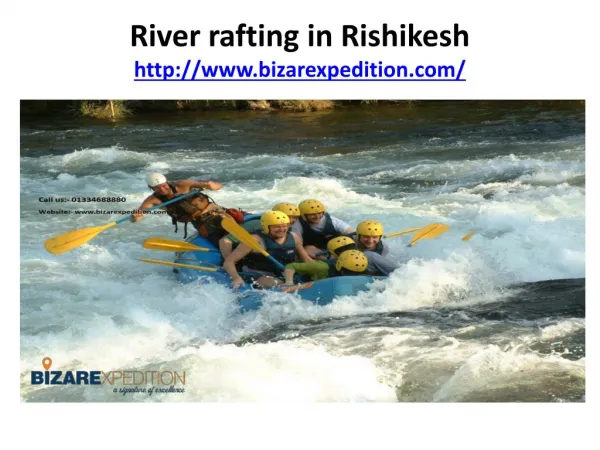 River rafting in Rishikesh