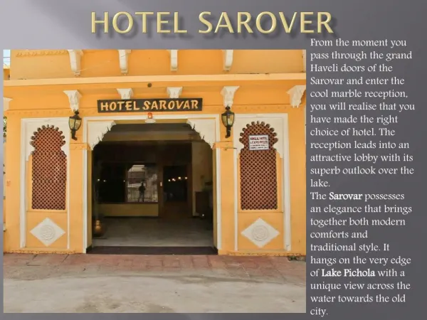 Hotel Sarover