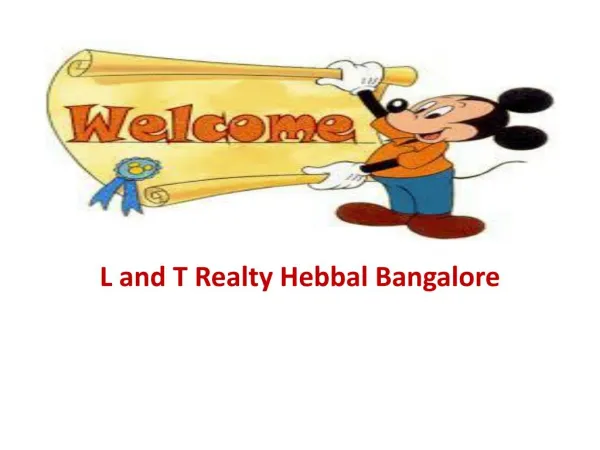 L & T Realty Hebbal