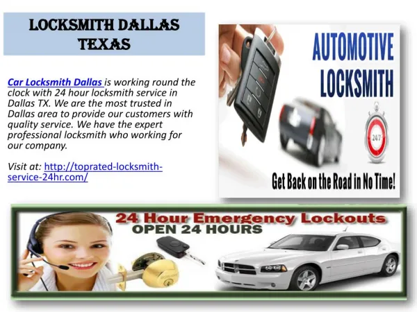 Car Locksmith Dallas