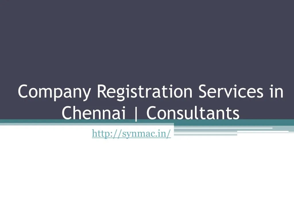company registration services in chennai consultants