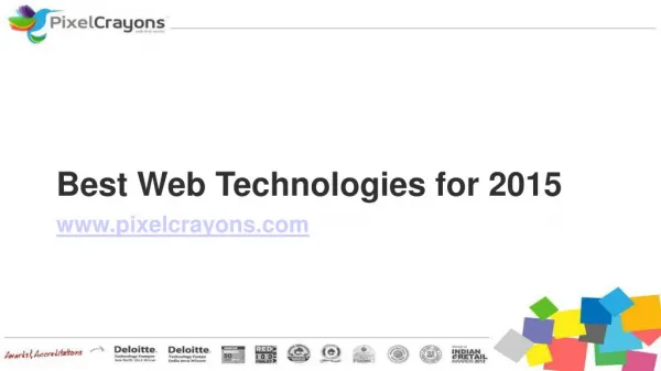 Best Web Technologies for 2015