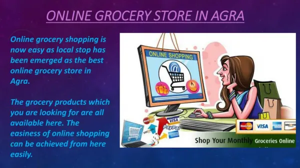 Online grocery store in Agra