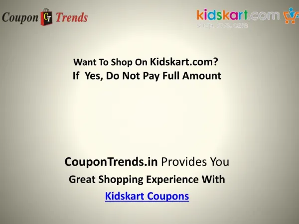 kidskart coupons