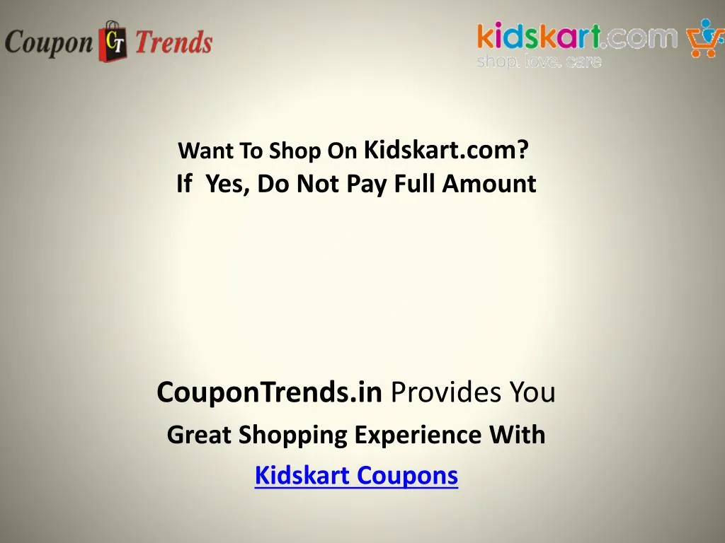 want to shop on kidskart com if yes do not pay full amount