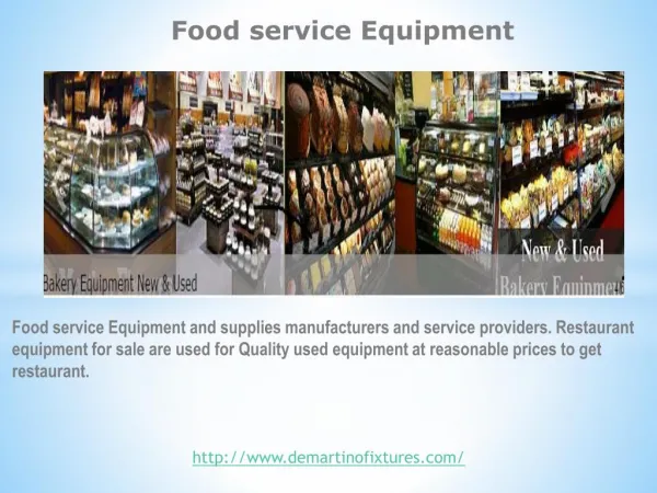 Food servicve Equipment