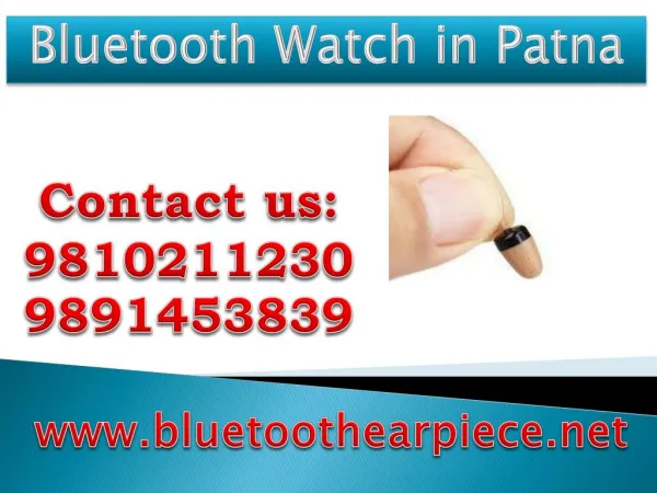 Bluetooth Watch in Patna,9810211230