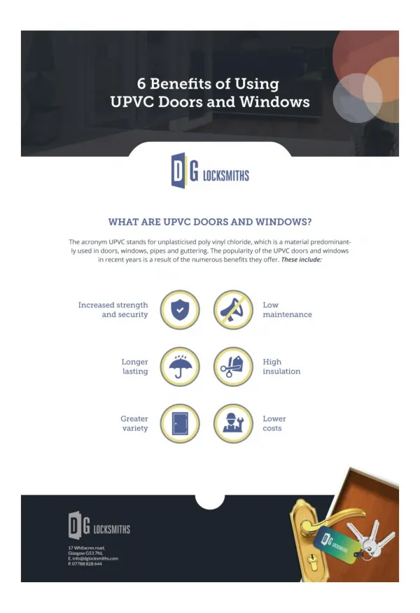 6 Benefits of using UPVC doors