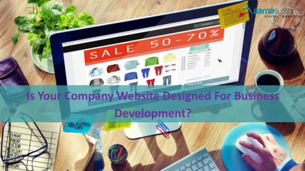 Is Your Company Website Designed for Business Development?