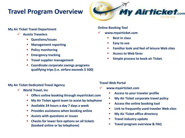 Air Tickets Within Your Budget! A Promise by Myairticket