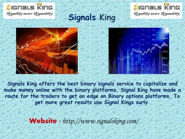 Binary Signals Service - The Best proven method - Signals King