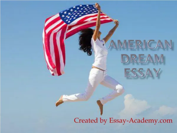 American Dream Essay