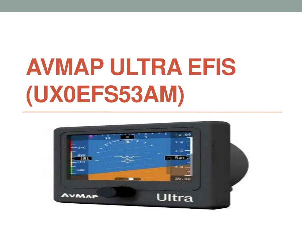 avmap ultra efis ux0efs53am