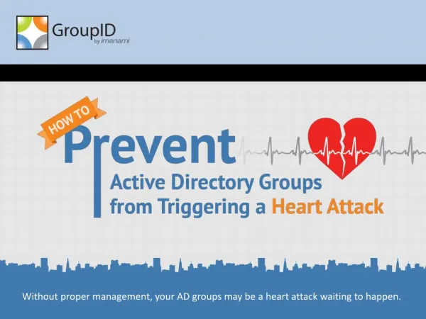 Imanami - Preventing Active Directory Heart Attacks