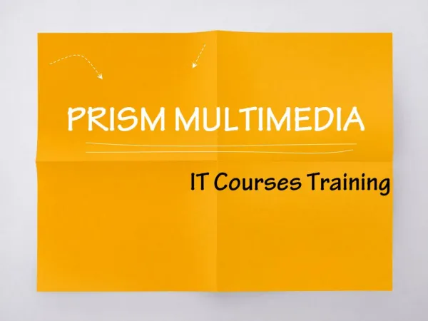 2D & 3D Multimedia Training Institute In Hyderabad - Prism Multimedia