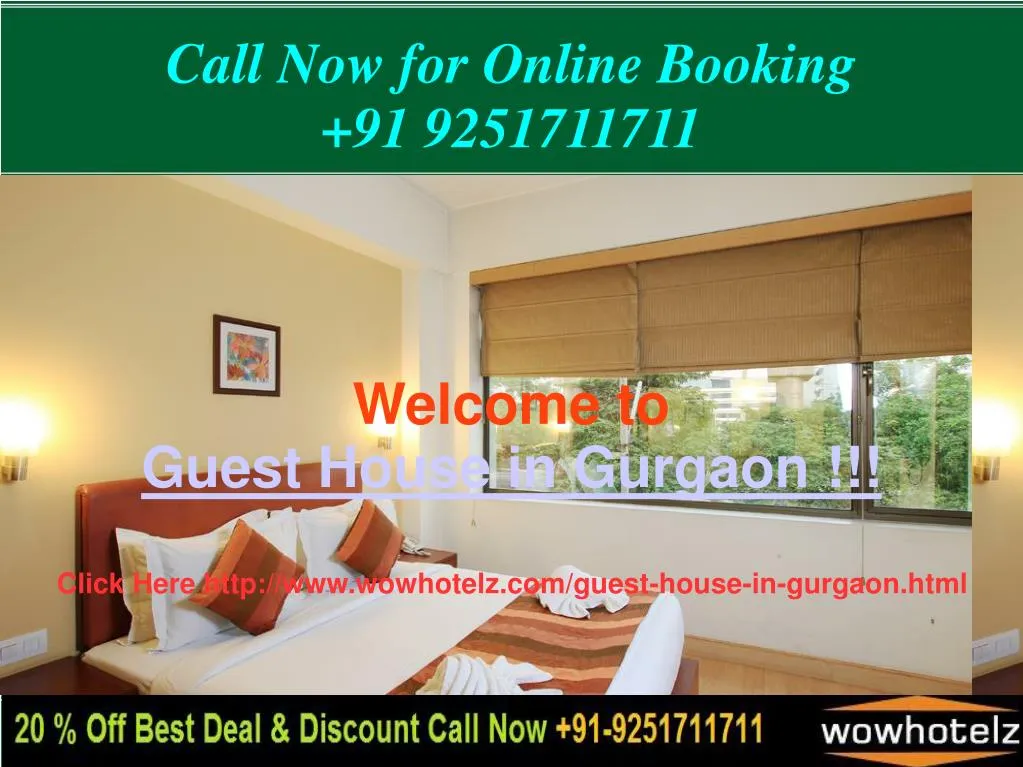 welcome to guest house in gurgaon