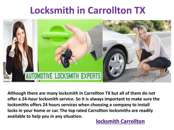 locksmith carrollton