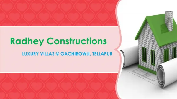 Independent Villas for sale in Hyderabad