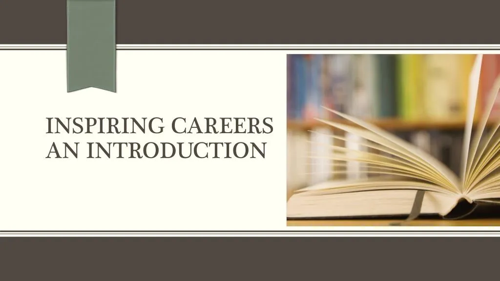 inspiring careers an introduction